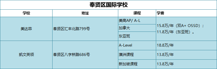 奉贤区国际学校